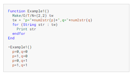 Igor pro9改进循环程序